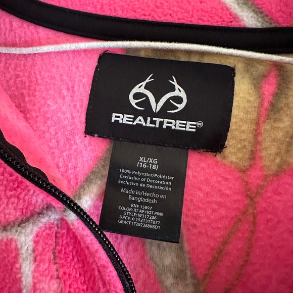 Pink Camo Realtree Jacket - XL - Picture 3 of 3